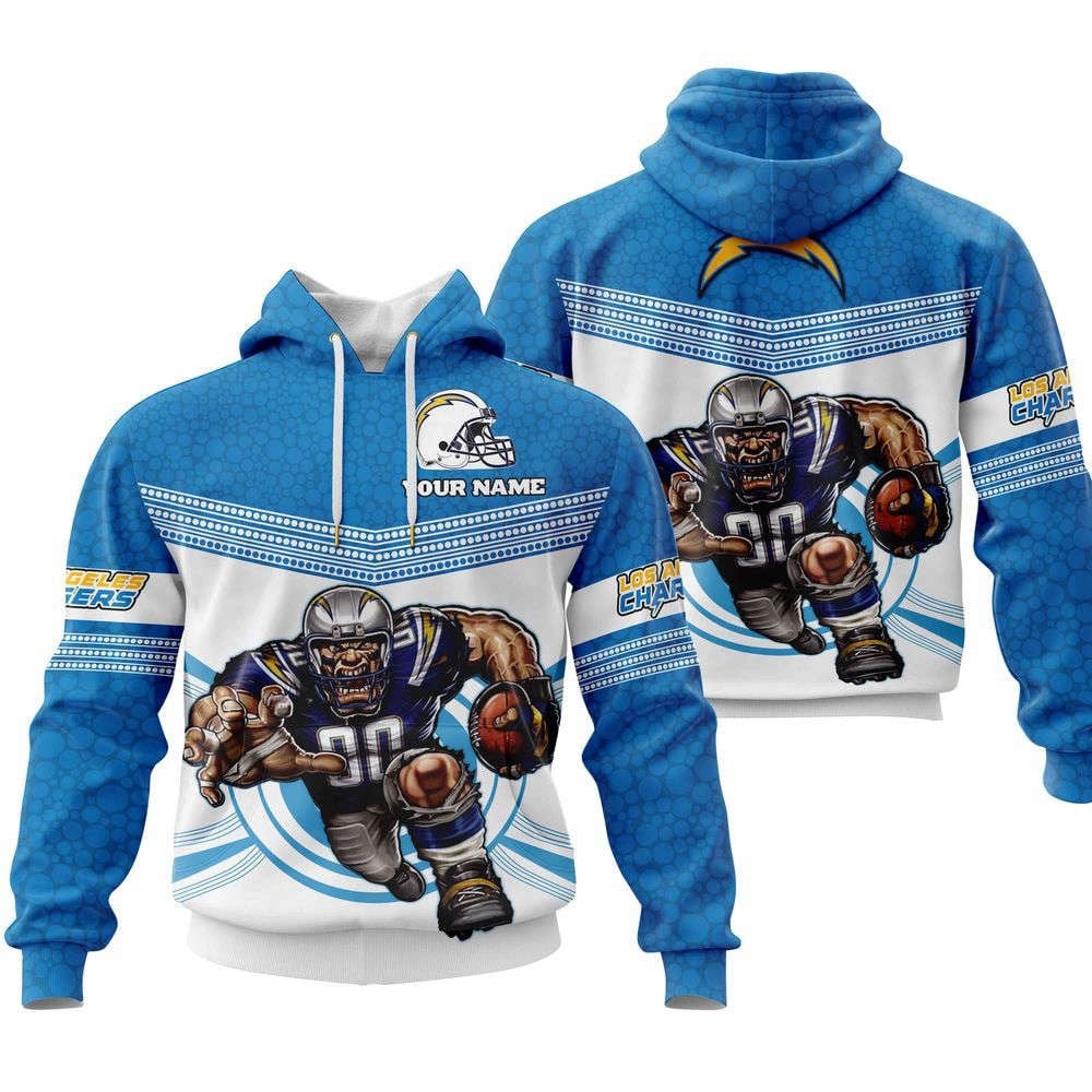 Los Angeles Chargers Personalized Hoodie AZCHD940