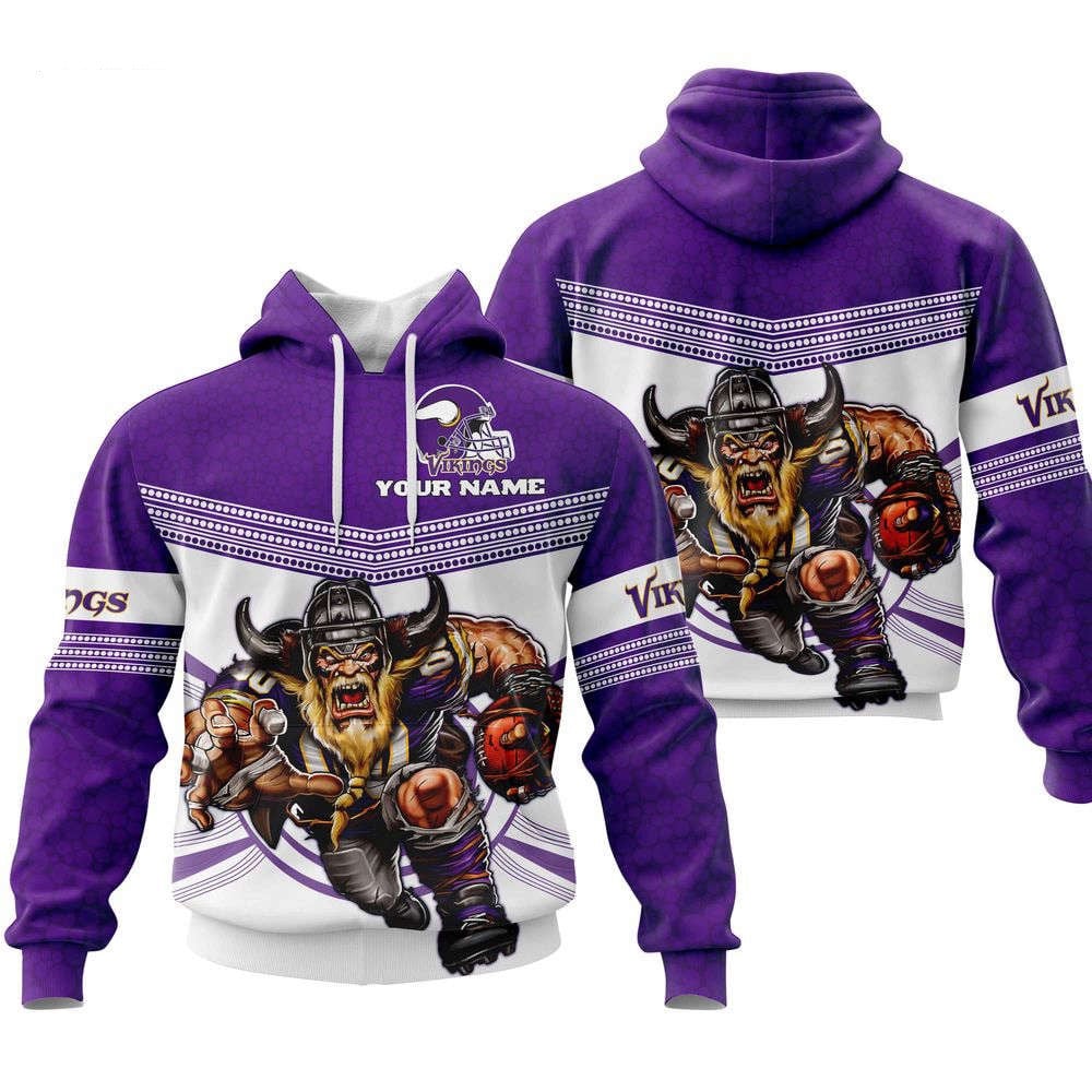 Minnesota Vikings Personalized Hoodie AZCHD943