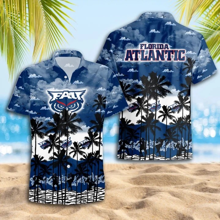 Florida Atlantic Owls Summer Hawaiian Shirt AZHWS390