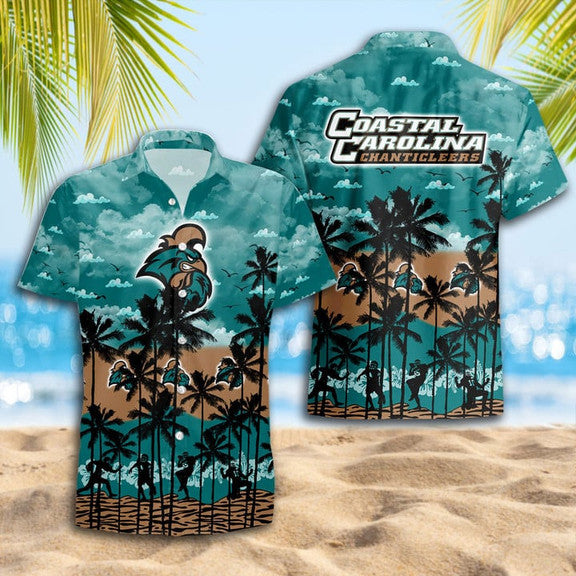 Coastal Carolina Chanticleers Summer Hawaiian Shirt AZHWS383