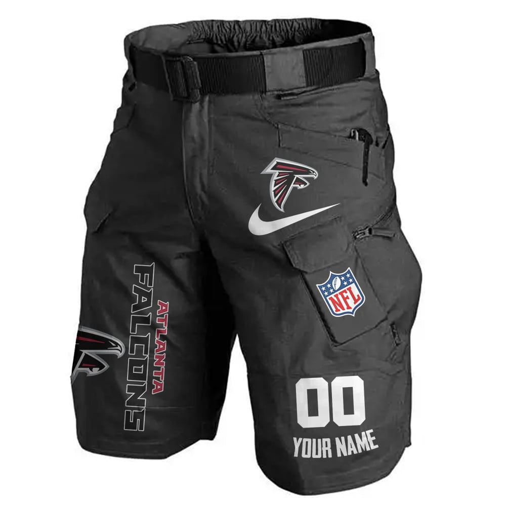Atlanta Falcons Limited Edition Front Pockets Men Shorts (Belt Not Included) AZBTFPMS000116