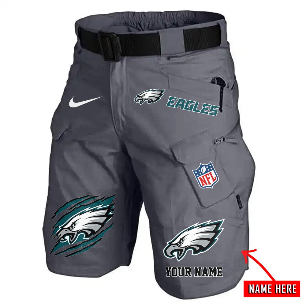 Philadelphia Eagles Limited Edition Front Pockets Men Shorts (Belt Not Included) AZBTFPMS000144