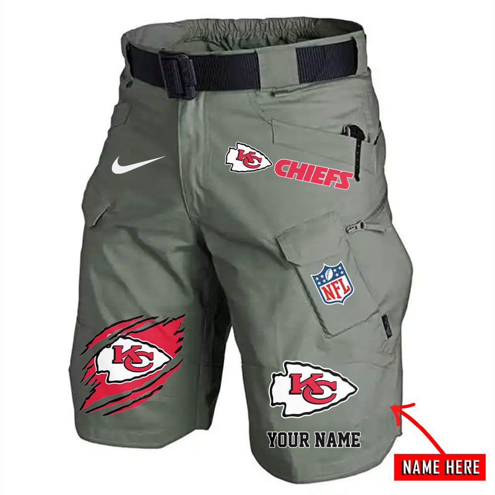 Kansas City Chiefs Limited Edition Front Pockets Men Shorts (Belt Not Included) AZBTFPMS000089