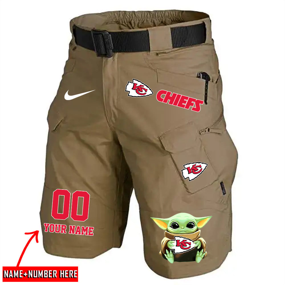 Kansas City Chiefs Limited Edition Front Pockets Men Shorts (Belt Not Included) AZBTFPMS000071