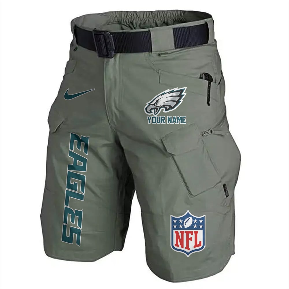 Philadelphia Eagles Limited Edition Front Pockets Men Shorts (Belt Not Included) AZBTFPMS000025
