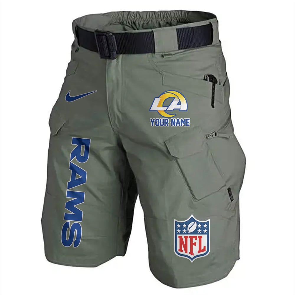 Los Angeles Rams Limited Edition Front Pockets Men Shorts (Belt Not Included) AZBTFPMS000156