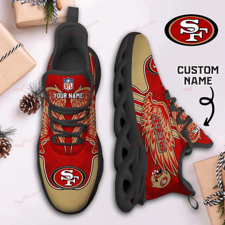 San Francisco 49ers Personalized Yezy Running Sneakers SPD711
