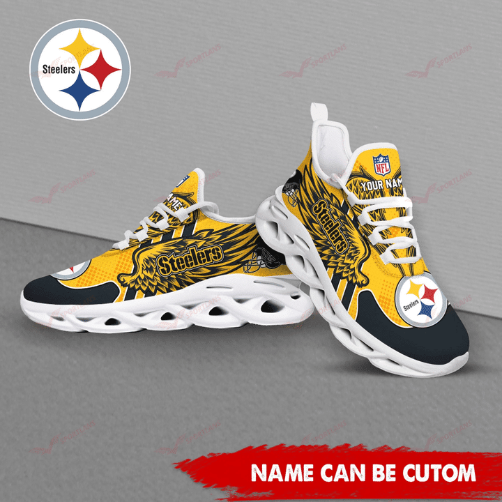 Pittsburgh Steelers Personalized Yezy Running Sneakers SPD710