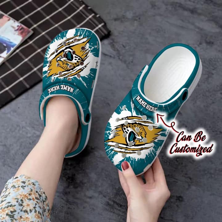 Jacksonville Jaguars Personalized Limited Clog BG262