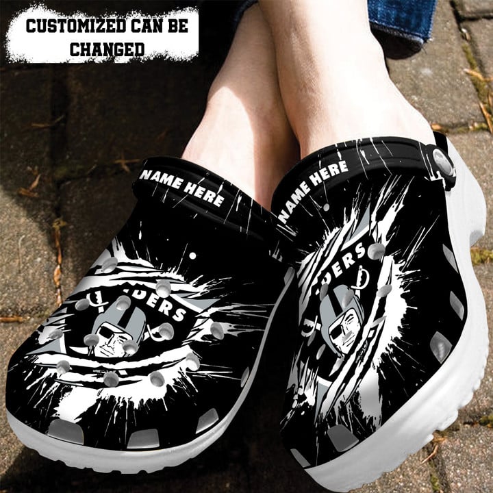 Las Vegas Raiders Personalized Limited Clog BG258