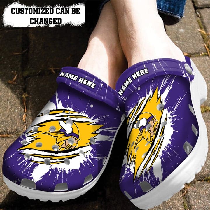 Minnesota Vikings Personalized Limited Clog BG256