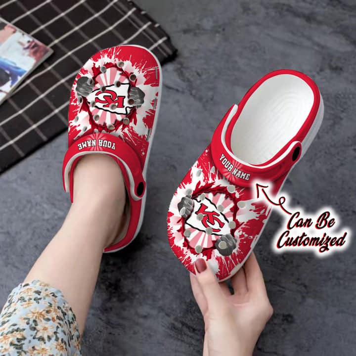 Kansas City Chiefs Personalized Limited Clog BG229