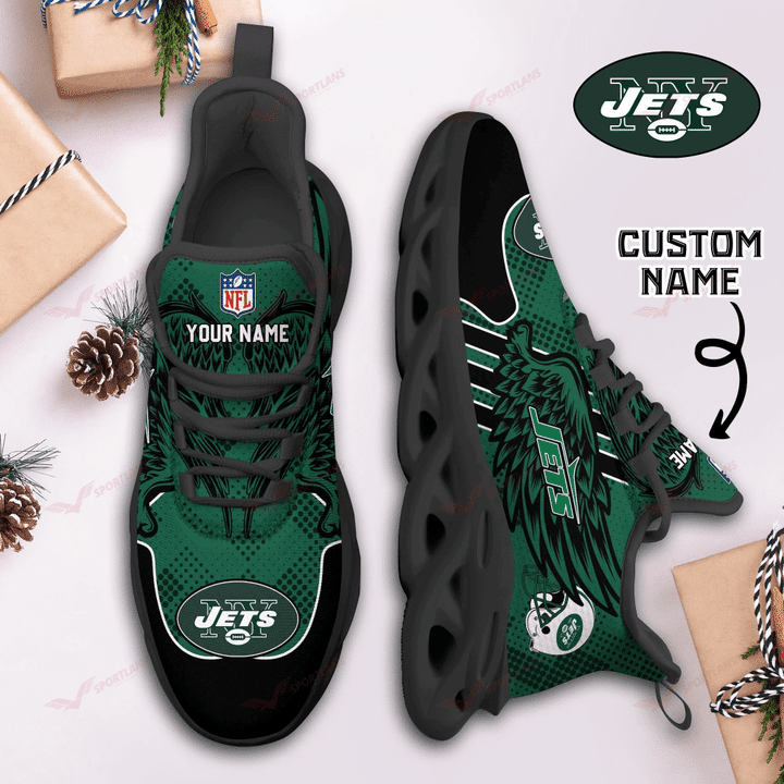 New York Jets Personalized Yezy Running Sneakers SPD708