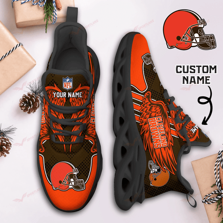 Cleveland Browns Personalized Yezy Running Sneakers SPD691