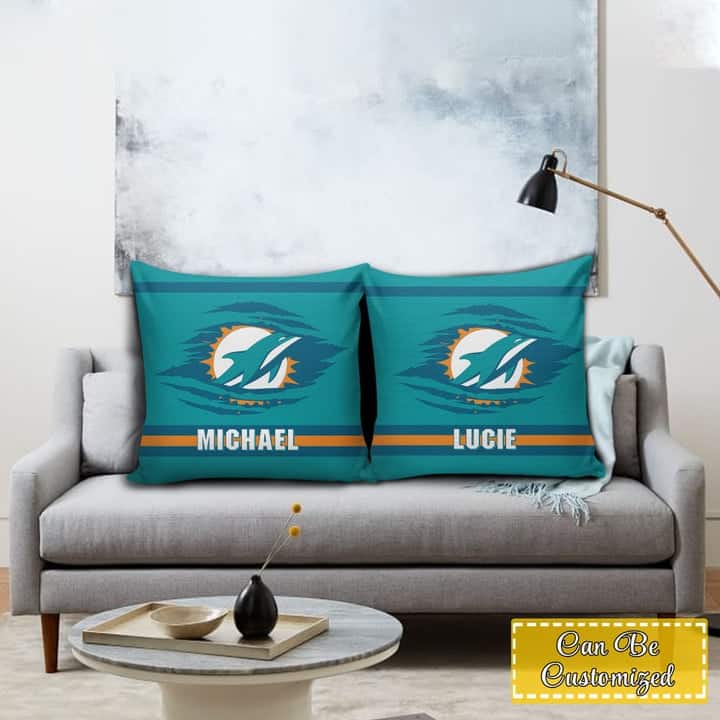 Miami Dolphins Personalized Pillowcase BG008