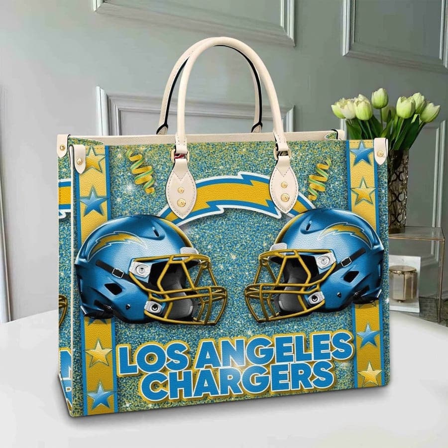 Los Angeles Chargers Leather Hand Bag BB221