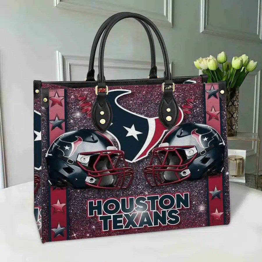 Houston Texans Leather Hand Bag BB241