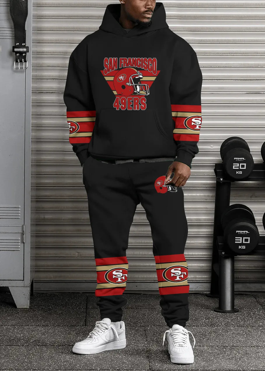 San Francisco 49ers Combo Pullover Hoodie And Sweatpants AZBTPHSP000019