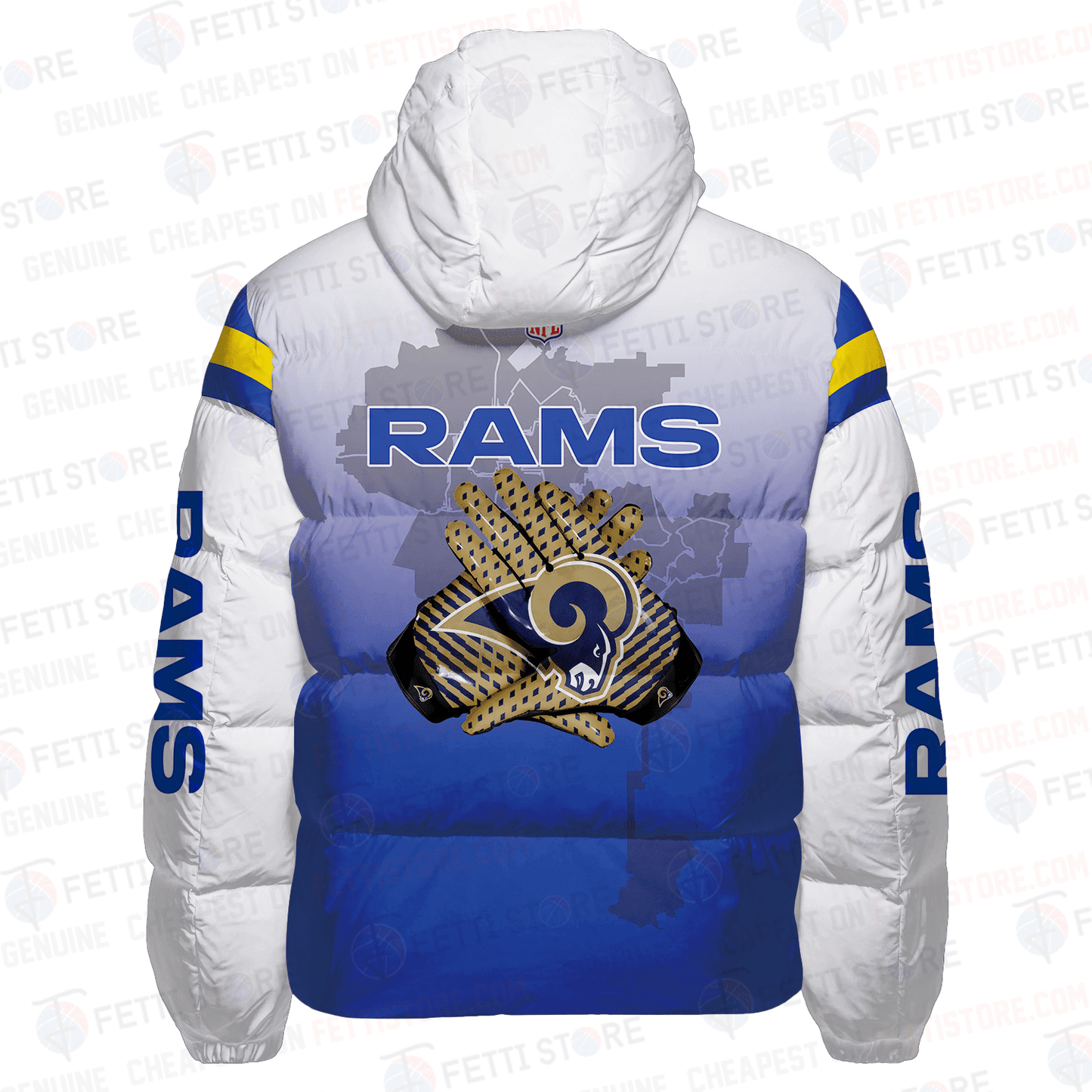 Los Angeles Rams CozyCloud Down Jacket AZBTDWJ000023