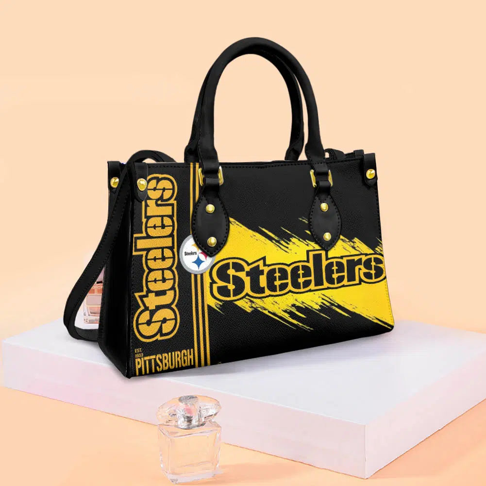 Pittsburgh Steelers Leather Hand Bag BBLTHB641