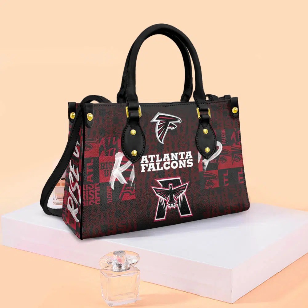 Atlanta Falcons Leather Hand Bag BBLTHB637