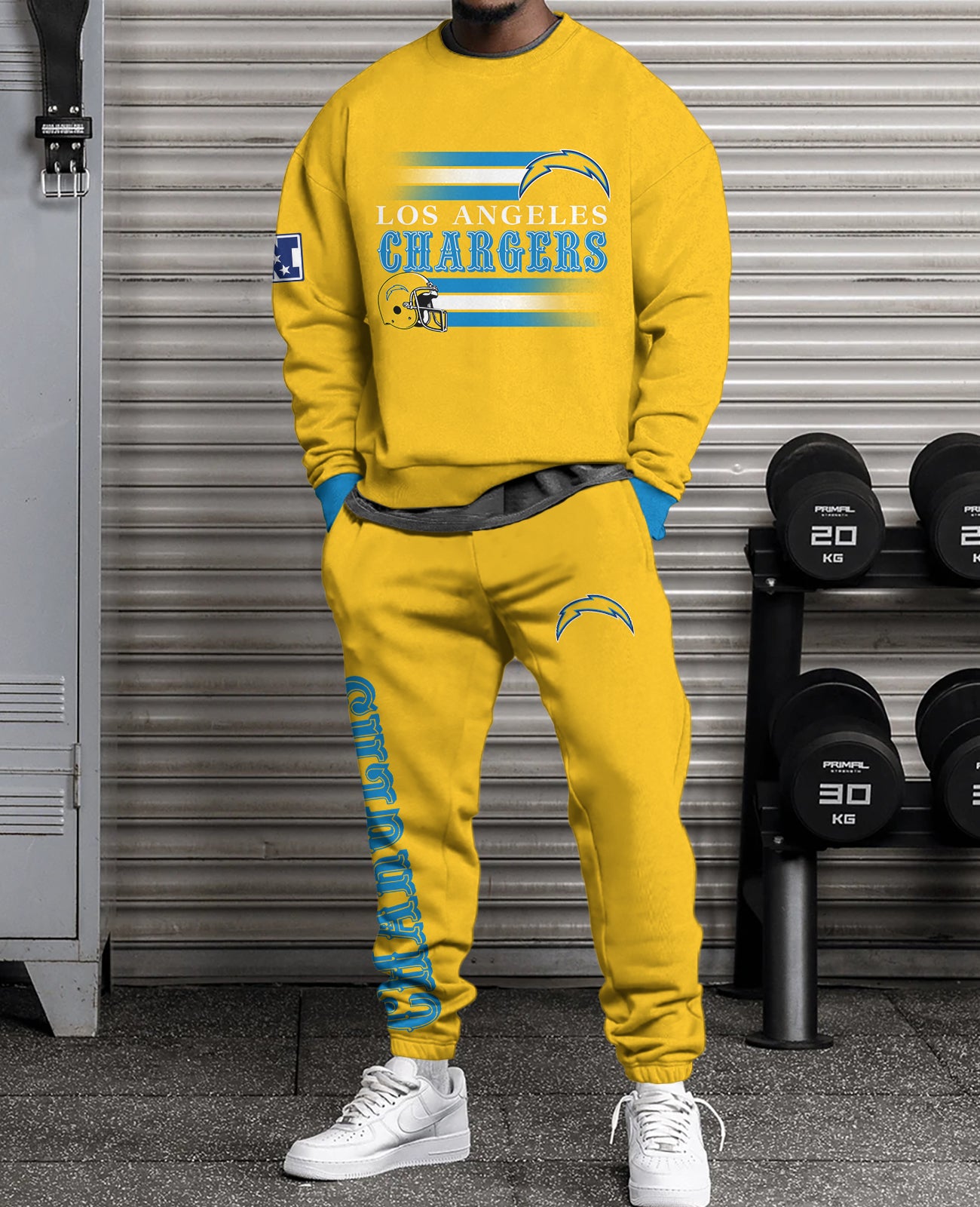 Los Angeles Chargers Combo 3D Sweatsuit and Sweatpants Unisex CBSP69