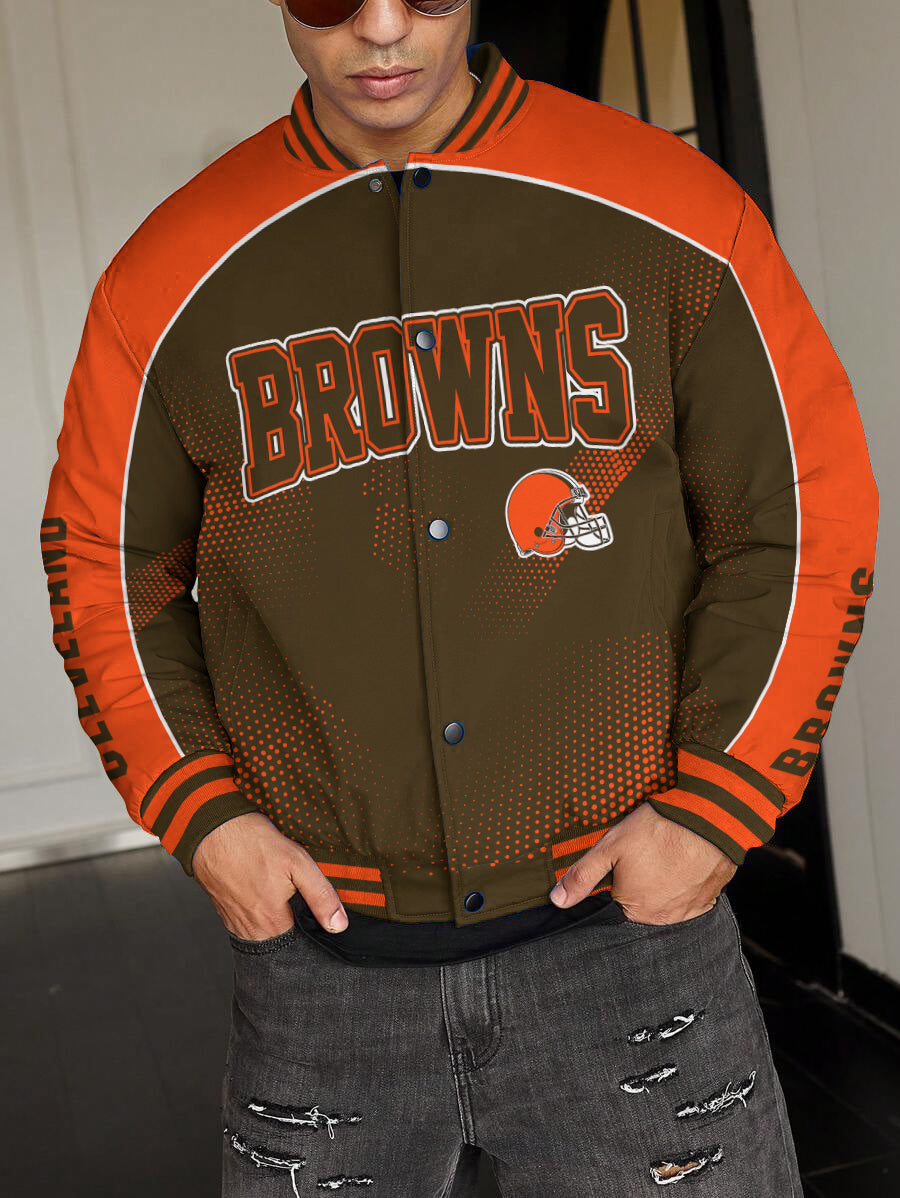 Cleveland Browns National Football League Varsity Jacket AZBTVJK000433