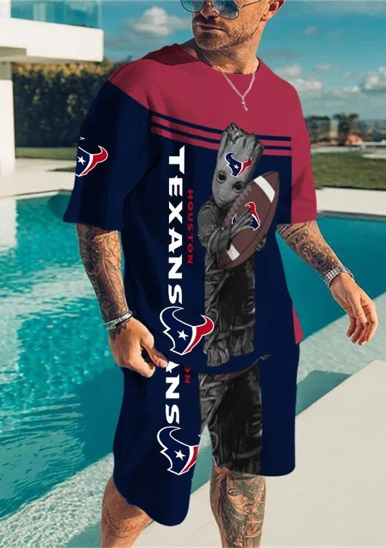 Houston Texans T-shirt and Shorts AZTS508