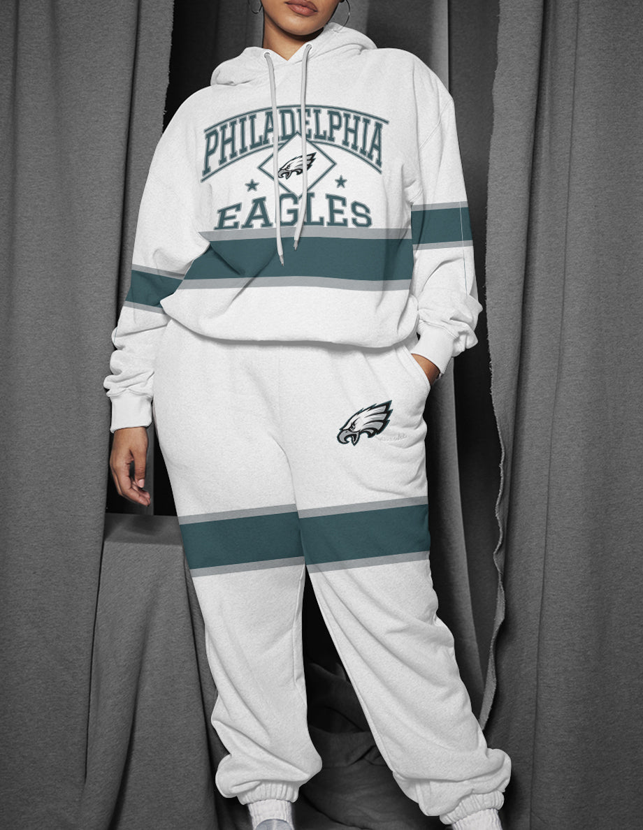 Philadelphia Eagles Combo Pullover Hoodie And Sweatpants AZBTPHSP000214
