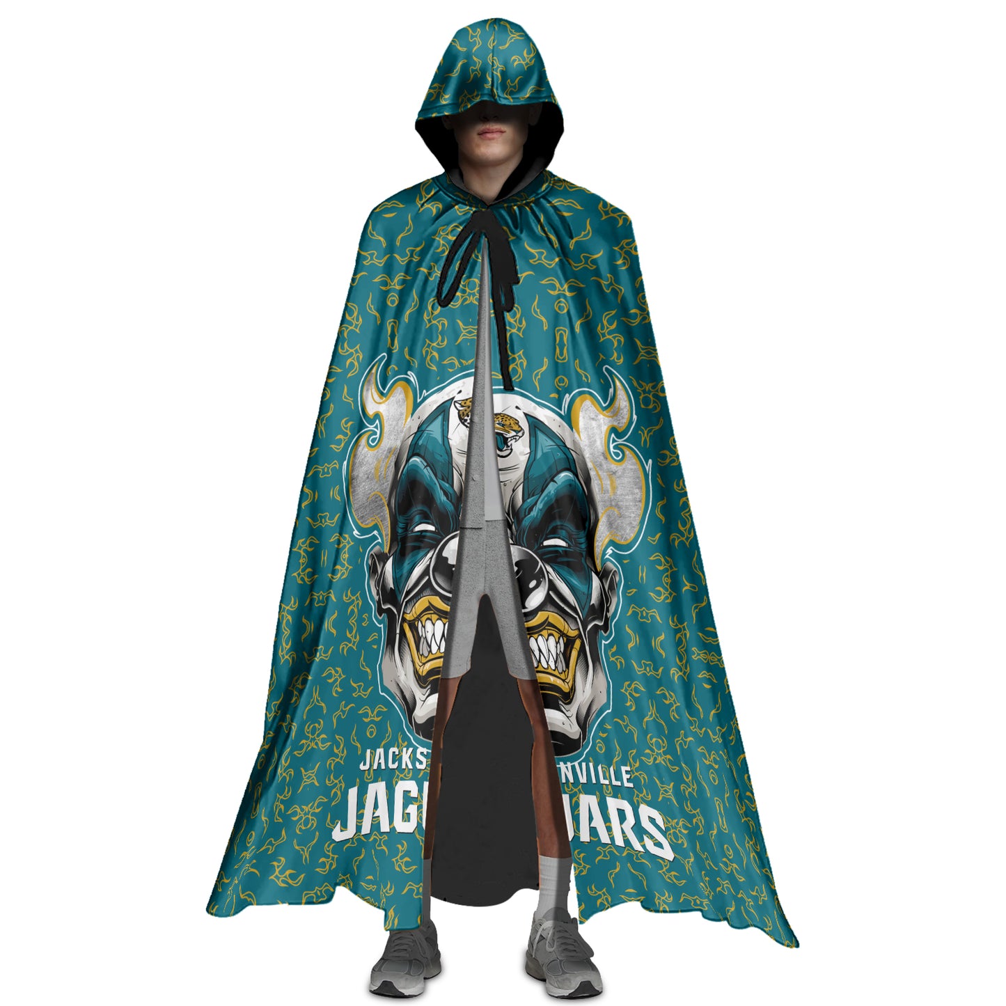 Jacksonville Jaguars Halloween Clown Limited Edition All-Over Print Halloween Cloak