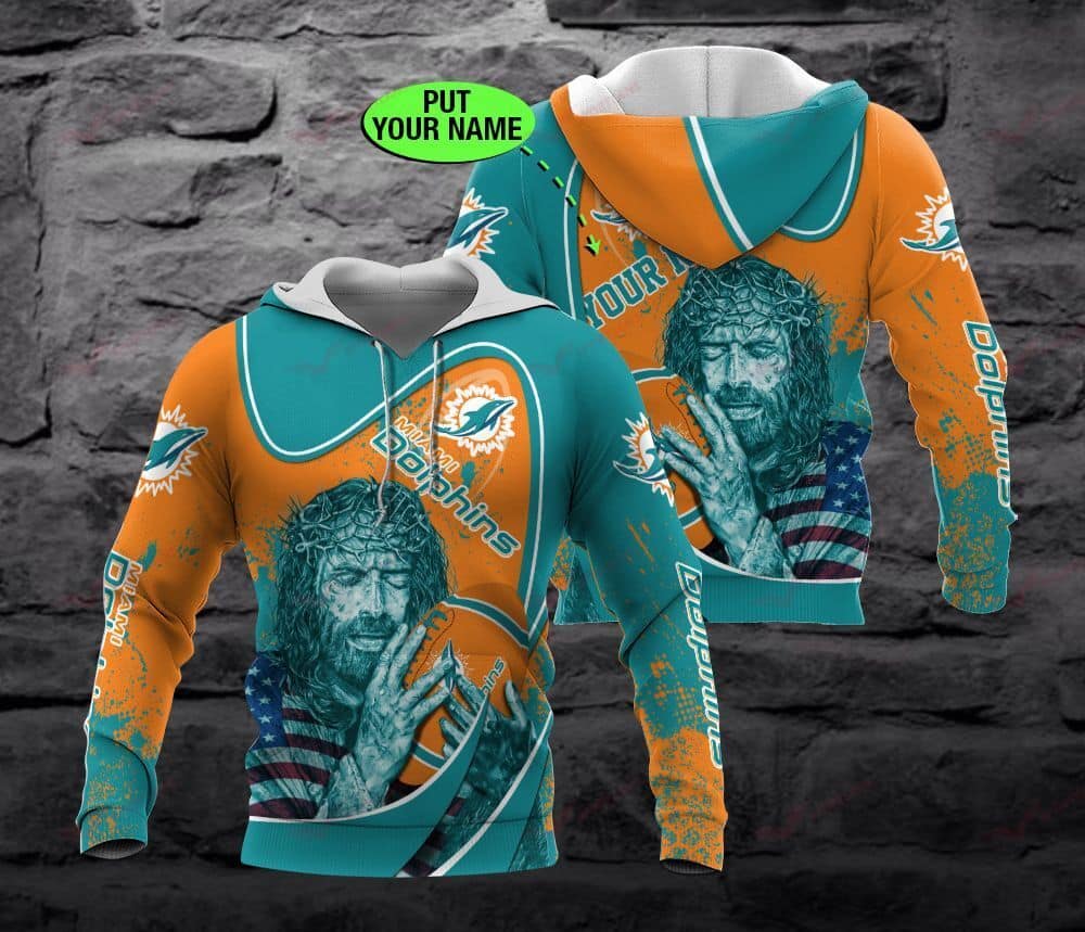 Miami Dolphins Personalized All Over Printed BB650