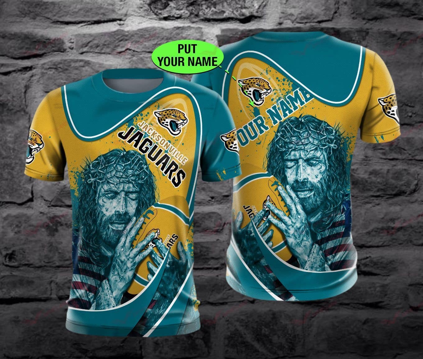 Jacksonville Jaguars Personalized All Over Printed BB647