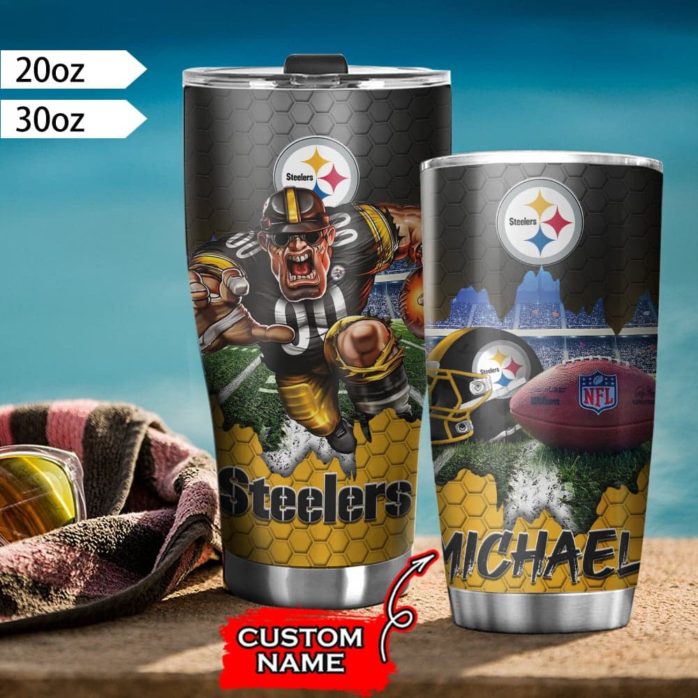 Pittsburgh Steelers Personalized Tumbler BG474