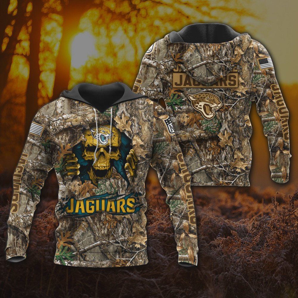 Jacksonville Jaguars All Over Printed T-shirt Sweatshirt Hoodie AZCHD806