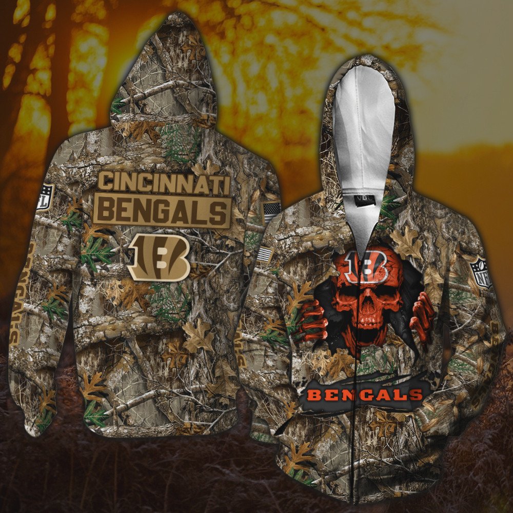 Cincinnati Bengals All Over Printed T-shirt Sweatshirt Hoodie AZCHD798