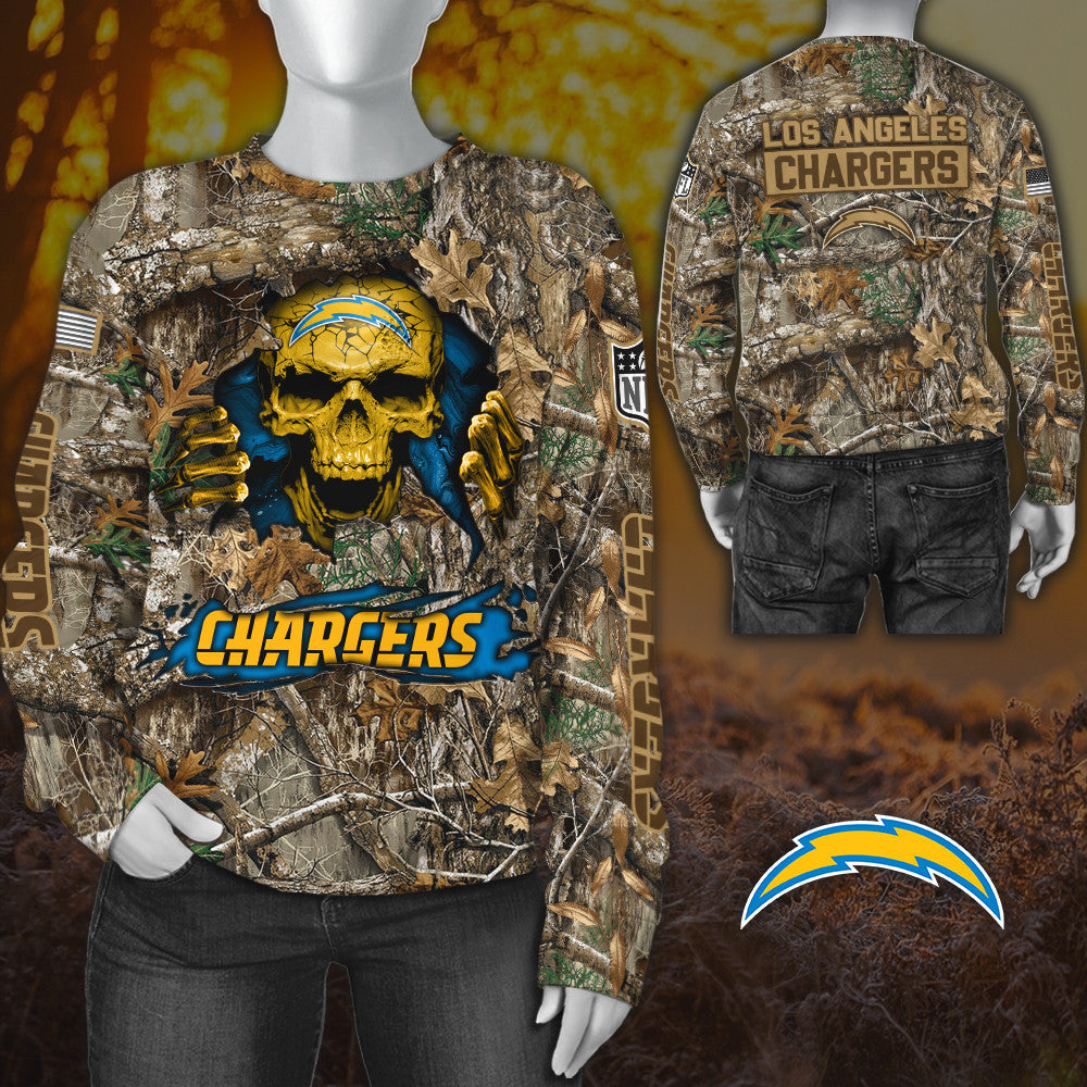 Los Angeles Chargers All Over Printed T-shirt Sweatshirt Hoodie AZCHD809