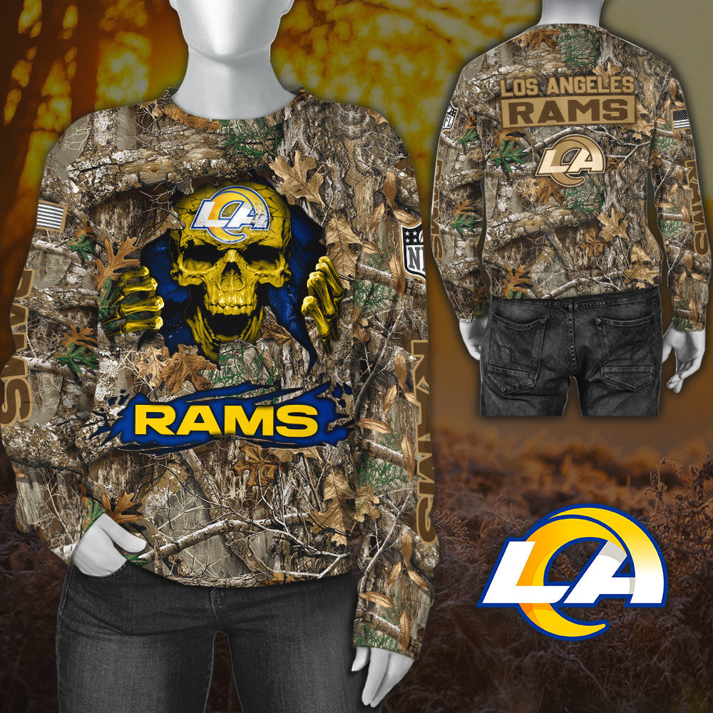 Los Angeles Rams All Over Printed T-shirt Sweatshirt Hoodie AZCHD810