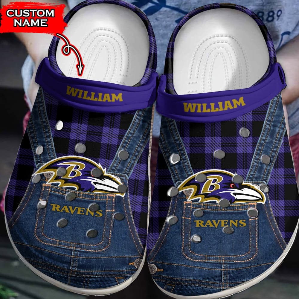 Baltimore Ravens Personalized Limited Clog BG196
