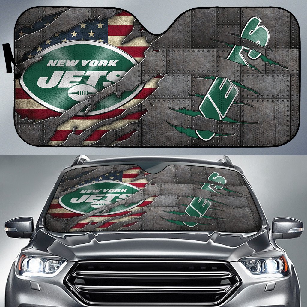 New York Jets Auto Sun Shade BG146