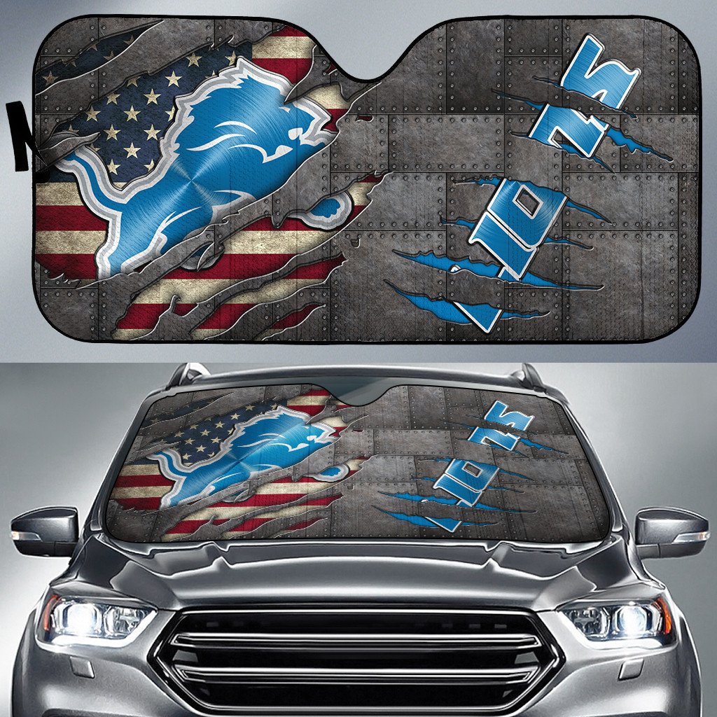 Detroit Lions Auto Sun Shade BG139