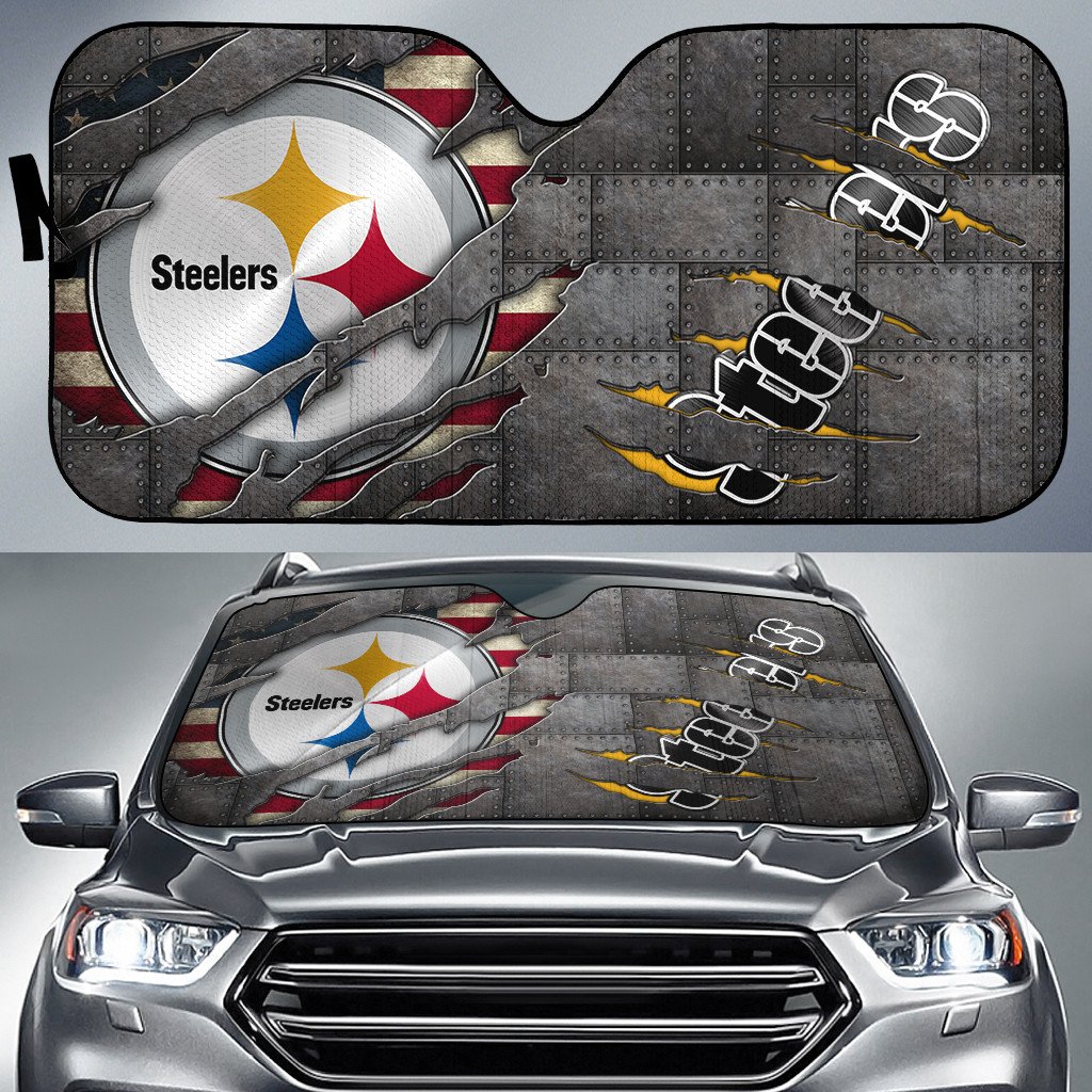 Pittsburgh Steelers Auto Sun Shade BG135