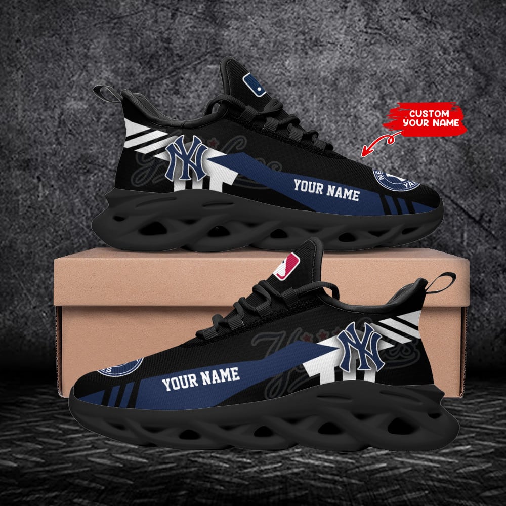 New York Yankees Personalized Yezy Running Sneakers SPD630