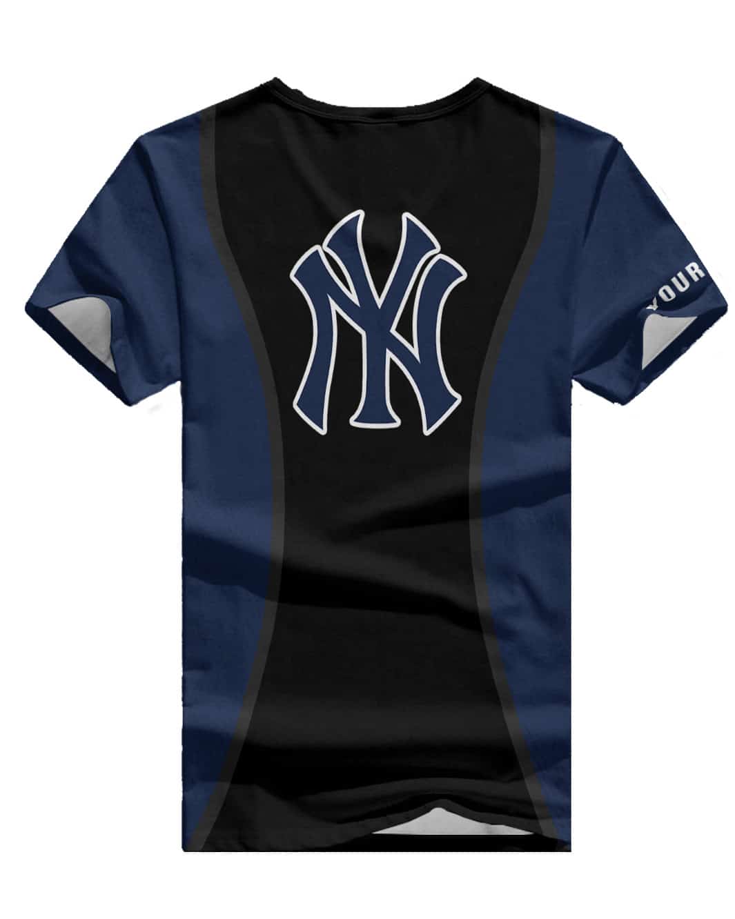 New York Yankees Personalized Summer V-neck Women T-shirt BG415