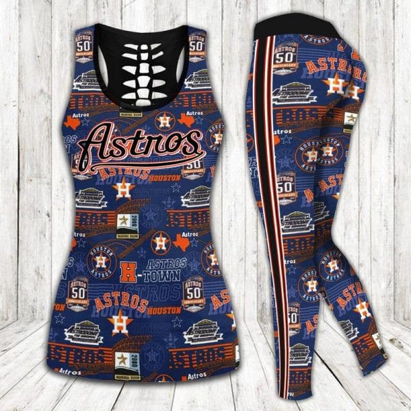 Houston Astros Leggings And Tank Top BG143