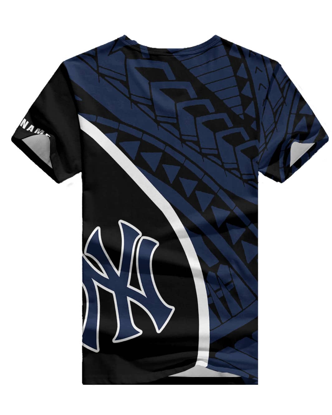 New York Yankees Personalized Summer V-neck Women T-shirt BG202