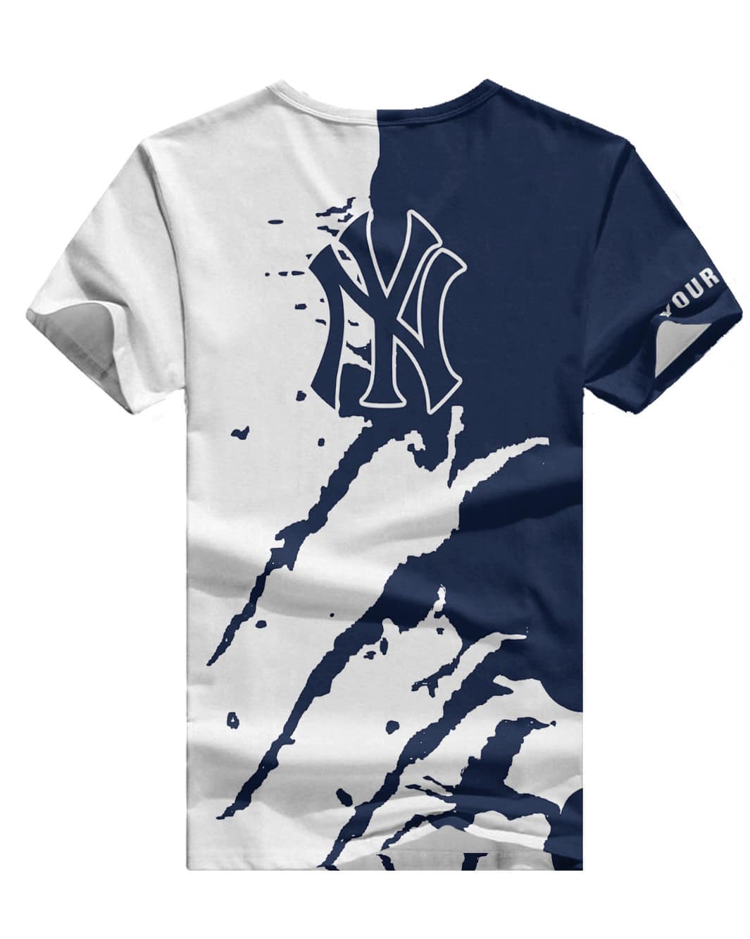 New York Yankees Personalized Summer V-neck Women T-shirt BG261