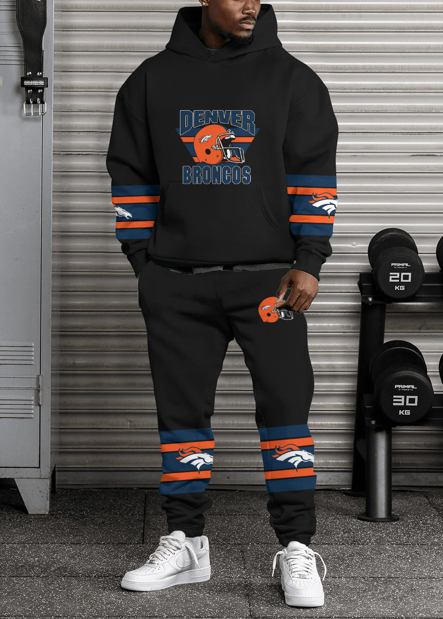 Denver Broncos Combo Pullover Hoodie And Sweatpants AZBTPHSP000402