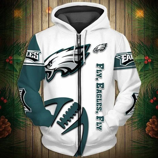 Philadelphia Eagles Limited Edition All Over Print Zip Up Hoodie NA0021