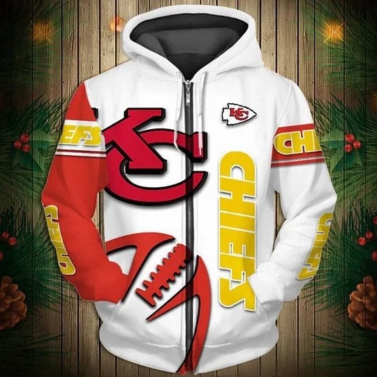 Kansas City Chiefs Limited Edition All Over Print Zip Up Hoodie NA0022