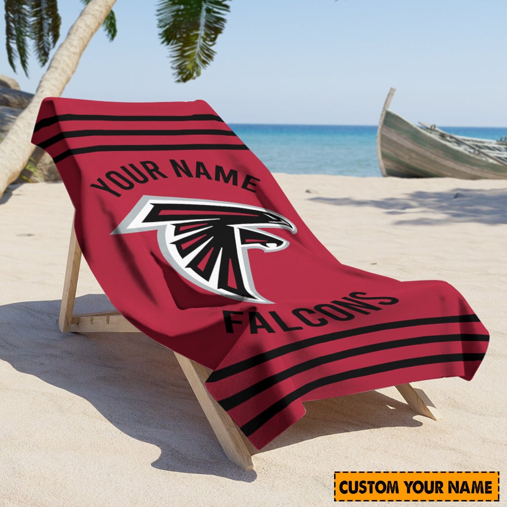 Atlanta Falcons Personalized Limited Edition Beach Towel AZBTOWEL119